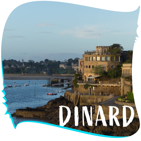 Avec ses petites promenades au bord de l'eau, découvrez le coté british des bâtiments de Dinard