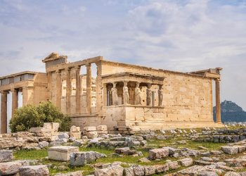 Ruine antique à visiter quand on voyage à Athènes, en Grèce.