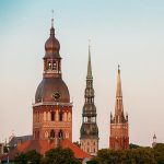 Cathédrale de la ville de Riga en Lettonie